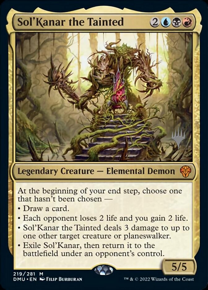 Sol'Kanar the Tainted (Promo Pack) [Dominaria United Promos] | Yard's Games Ltd