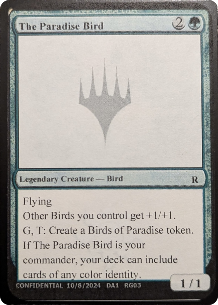 The Paradise Bird [Mystery Booster 2 Playtest Cards] | Yard's Games Ltd