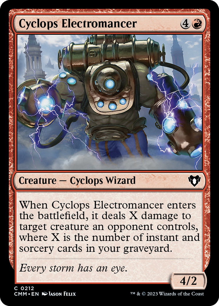 Cyclops Electromancer [Commander Masters] | Yard's Games Ltd