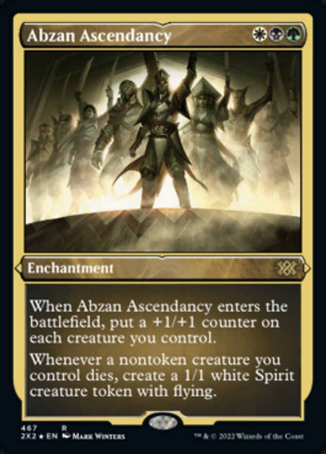 Abzan Ascendancy (Foil Etched) [Double Masters 2022] | Yard's Games Ltd