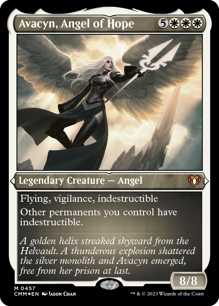 Avacyn, Angel of Hope (Foil Etched) [Commander Masters] | Yard's Games Ltd