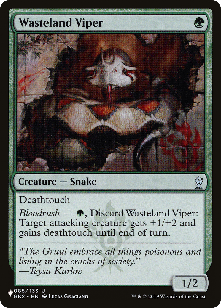 Wasteland Viper [The List Reprints] | Yard's Games Ltd