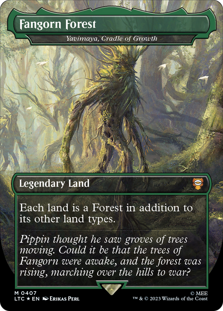 Fangorn Forest - Yavimaya, Cradle of Growth (Surge Foil Realms and Relics) [The Lord of the Rings: Tales of Middle-Earth Commander] | Yard's Games Ltd