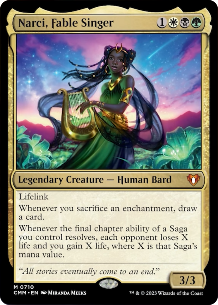 Narci, Fable Singer [Commander Masters] | Yard's Games Ltd