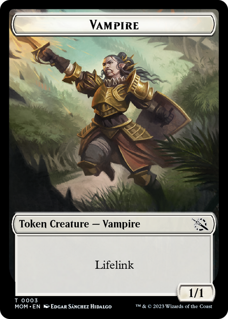 Vampire Token [March of the Machine Tokens] | Yard's Games Ltd