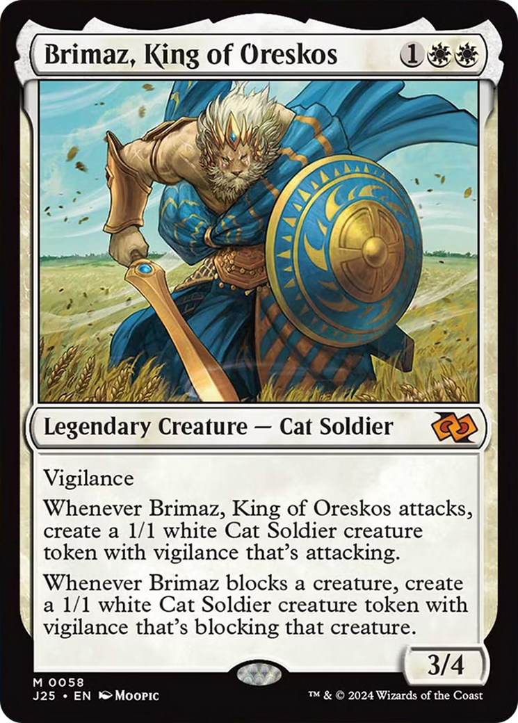 Brimaz, King of Oreskos (Anime) [Foundations Jumpstart] | Yard's Games Ltd