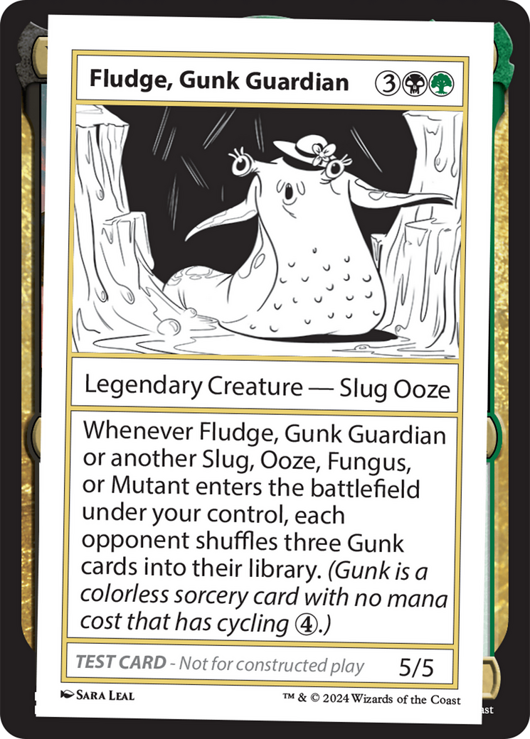 Fludge, Gunk Guardian [Mystery Booster 2 Playtest Cards] | Yard's Games Ltd