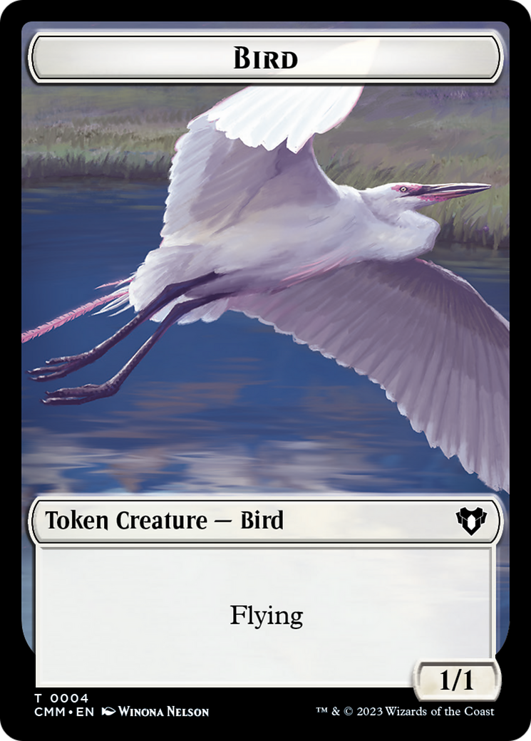 Bird Token [Commander Masters Tokens] | Yard's Games Ltd