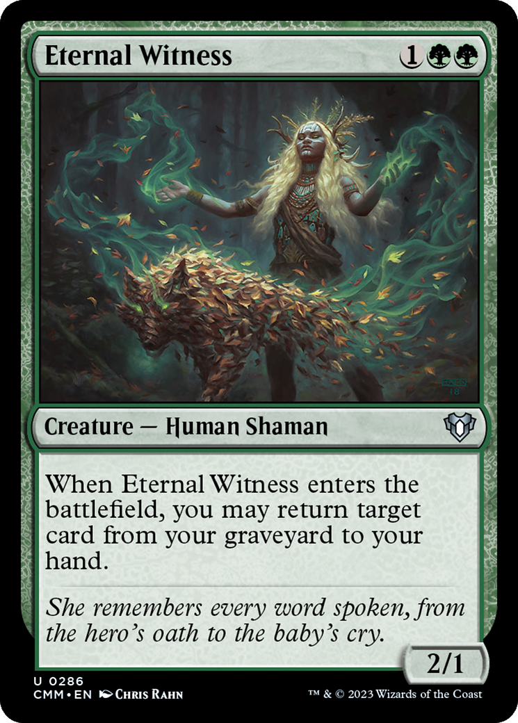 Eternal Witness [Commander Masters] | Yard's Games Ltd