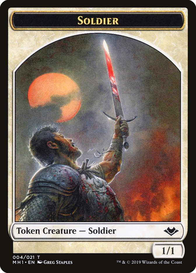 Soldier Token [Modern Horizons Tokens] | Yard's Games Ltd