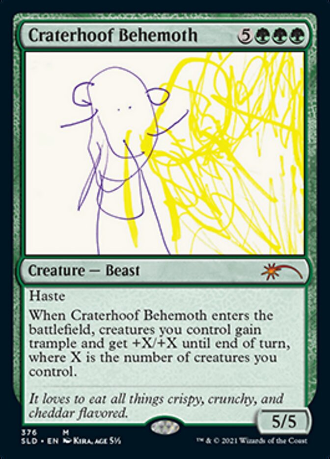 Craterhoof Behemoth (376) [Secret Lair Drop Series] | Yard's Games Ltd