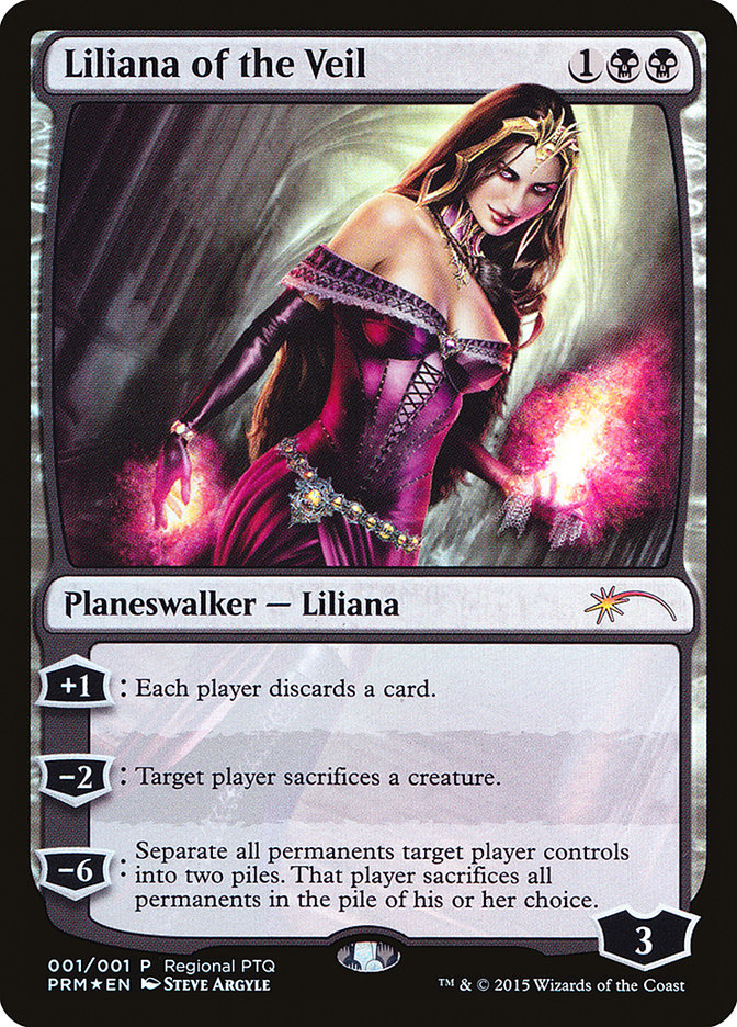 Liliana of the Veil (Regional PTQ) [Pro Tour Promos] | Yard's Games Ltd