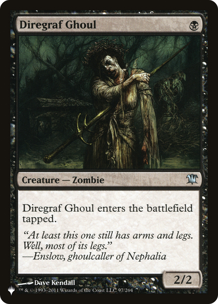 Diregraf Ghoul [The List Reprints] | Yard's Games Ltd