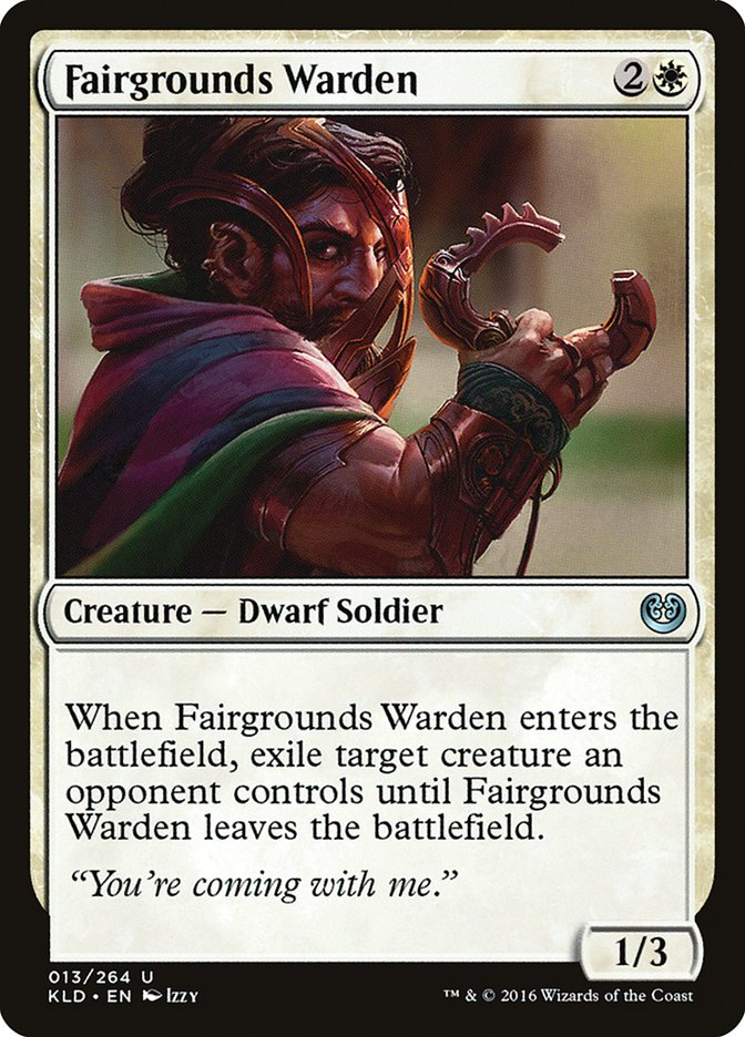 Fairgrounds Warden [Kaladesh] | Yard's Games Ltd