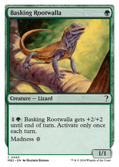 Basking Rootwalla (White Border) [Mystery Booster 2] | Yard's Games Ltd