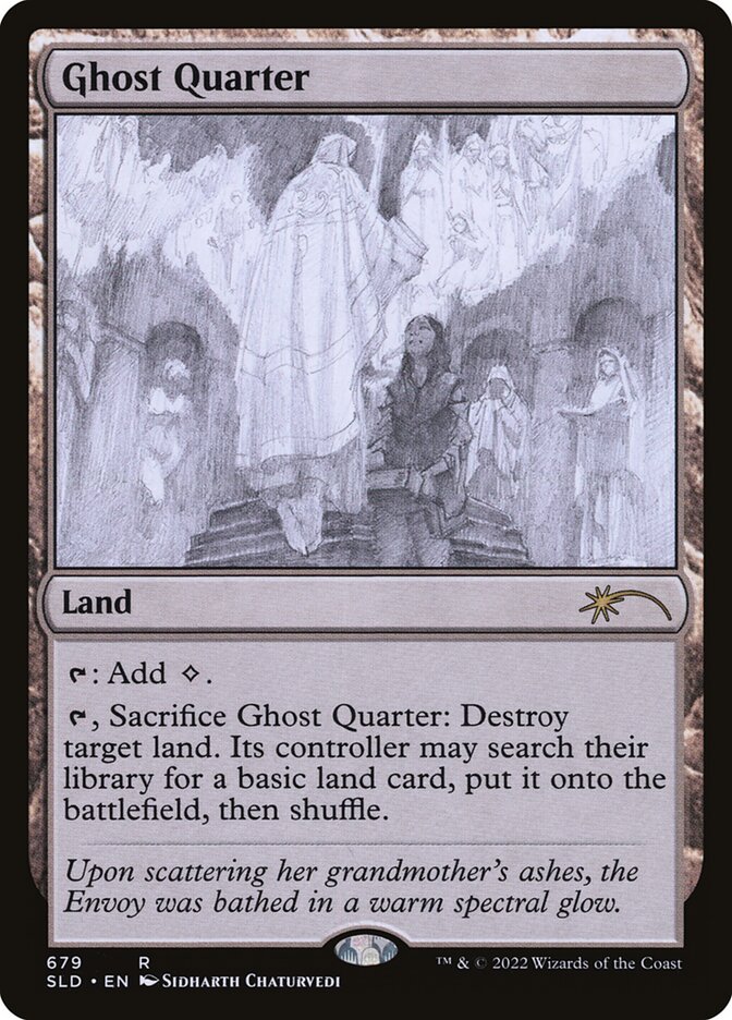 Ghost Quarter (Sketch) [Secret Lair Drop Promos] | Yard's Games Ltd