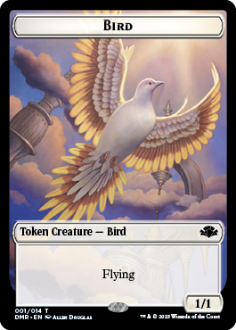 Goblin // Bird Double-Sided Token [Dominaria Remastered Tokens] | Yard's Games Ltd