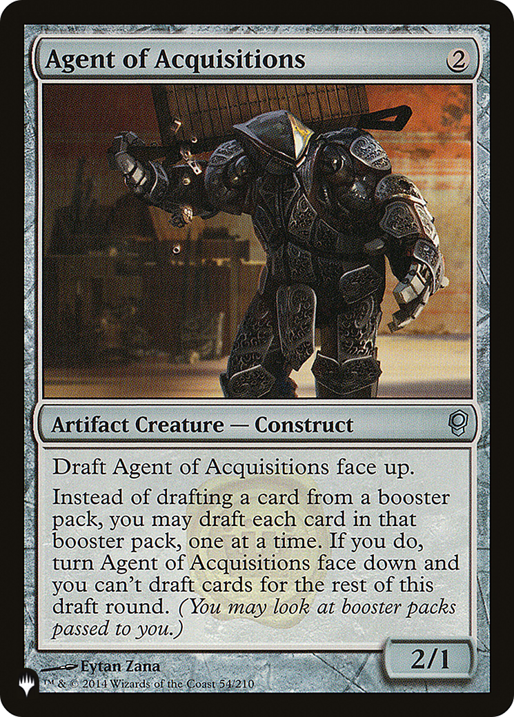 Agent of Acquisitions [The List Reprints] | Yard's Games Ltd