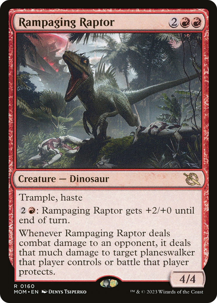Rampaging Raptor [March of the Machine] | Yard's Games Ltd
