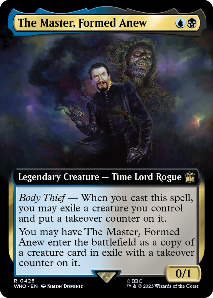 The Master, Formed Anew (Extended Art) [Doctor Who] | Yard's Games Ltd