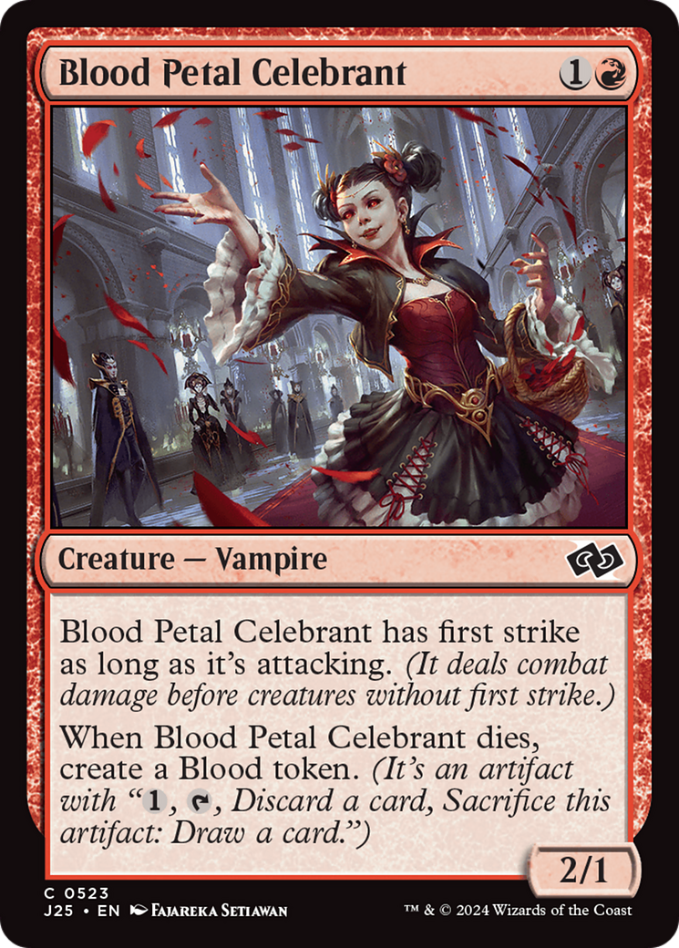 Blood Petal Celebrant [Foundations Jumpstart] | Yard's Games Ltd