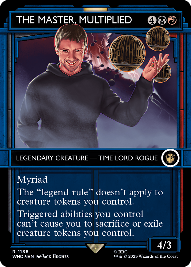 The Master, Multiplied (Showcase) (Surge Foil) [Doctor Who] | Yard's Games Ltd