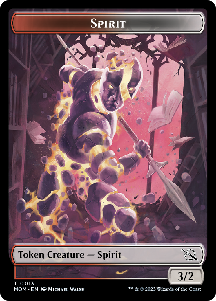 Spirit Token (13) [March of the Machine Tokens] | Yard's Games Ltd