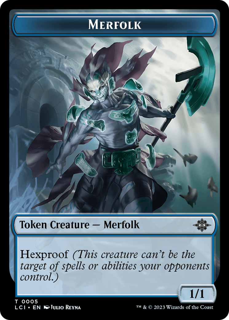 Merfolk Token [The Lost Caverns of Ixalan Tokens] | Yard's Games Ltd