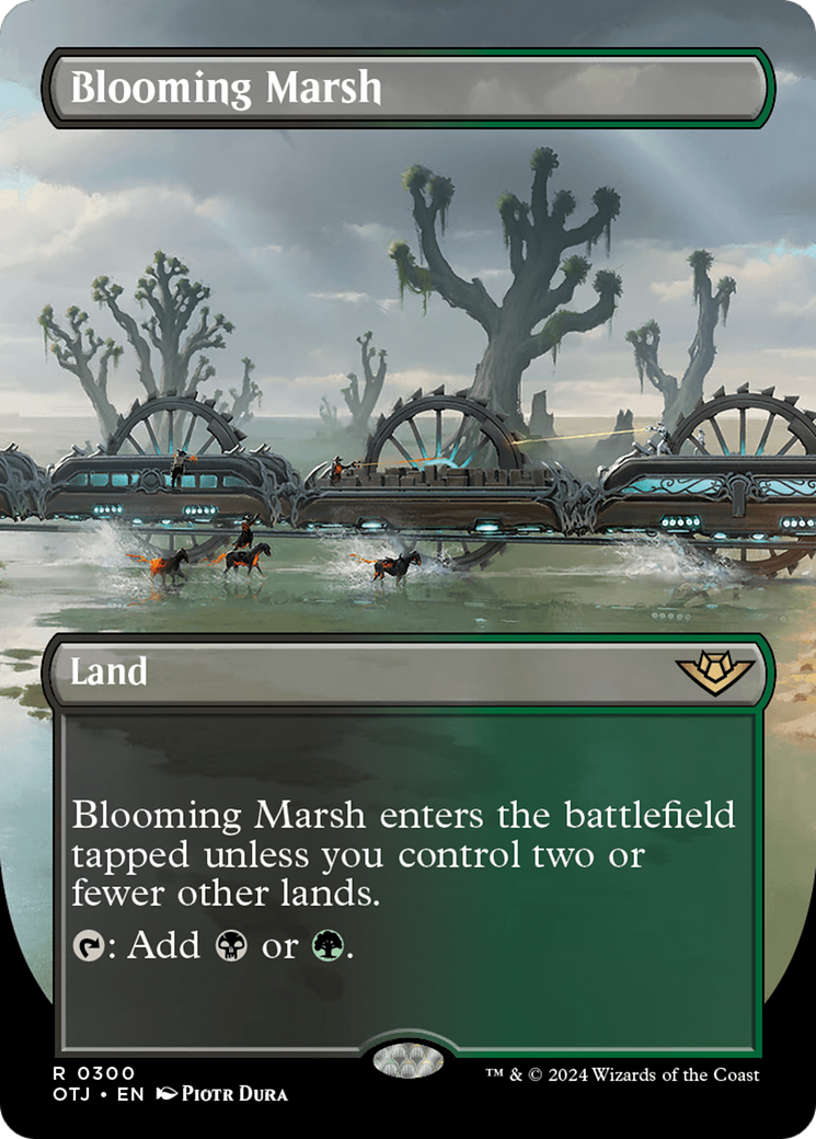 Blooming Marsh (Borderless) [Outlaws of Thunder Junction] | Yard's Games Ltd