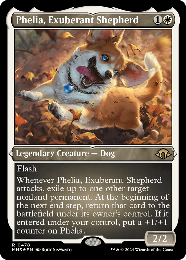 Phelia, Exuberant Shepherd (Foil Etched) [Modern Horizons 3] | Yard's Games Ltd