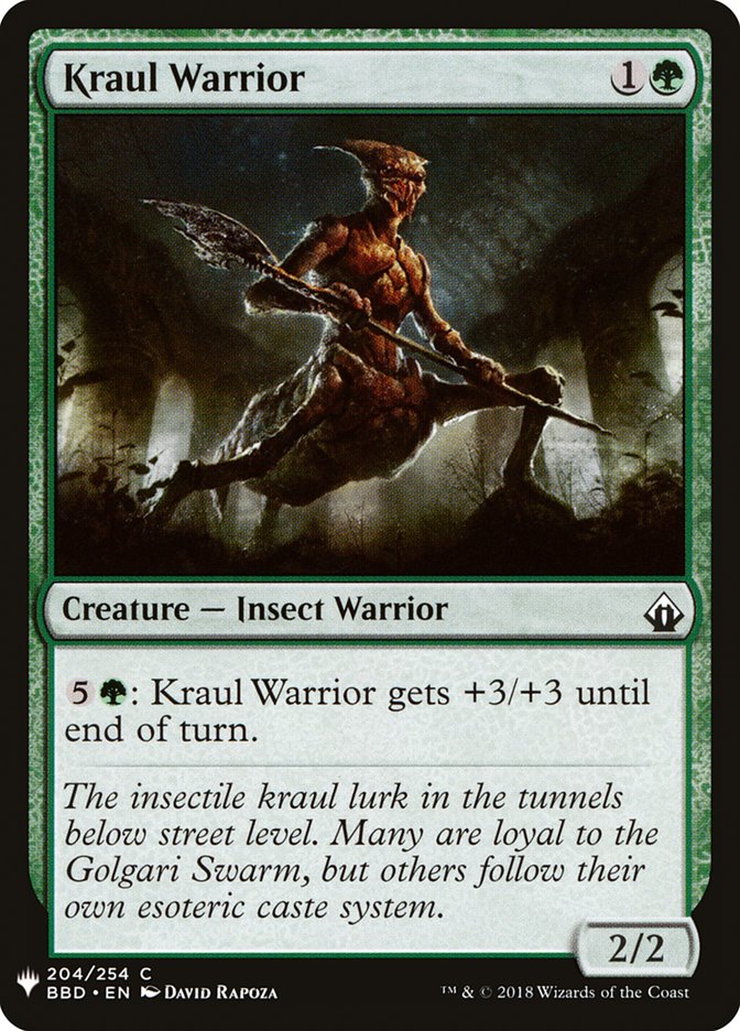 Kraul Warrior [Mystery Booster] | Yard's Games Ltd