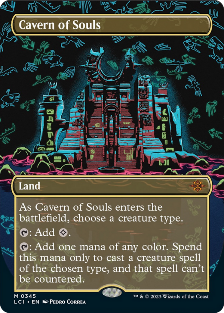 Cavern of Souls (0345) (Borderless) [The Lost Caverns of Ixalan] | Yard's Games Ltd