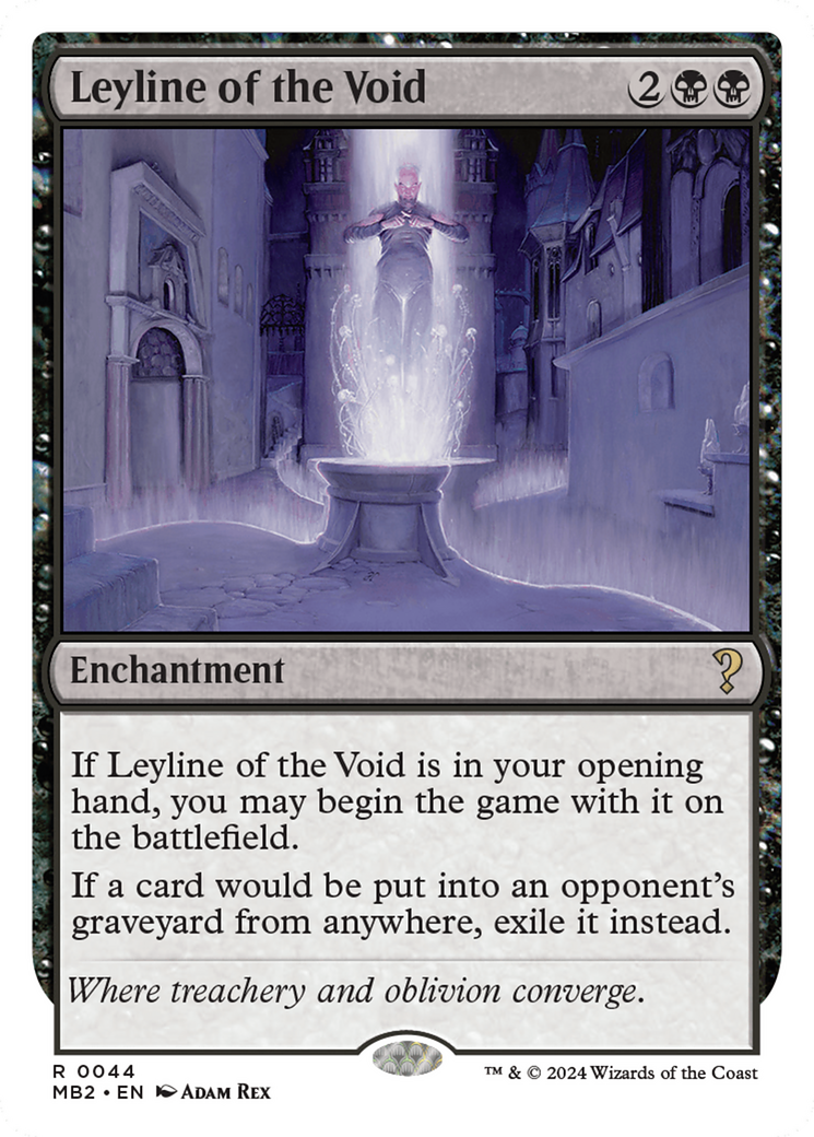 Leyline of the Void (White Border) [Mystery Booster 2] | Yard's Games Ltd