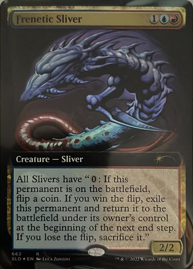 Frenetic Sliver (Extended Art) [Secret Lair Drop Promos] | Yard's Games Ltd