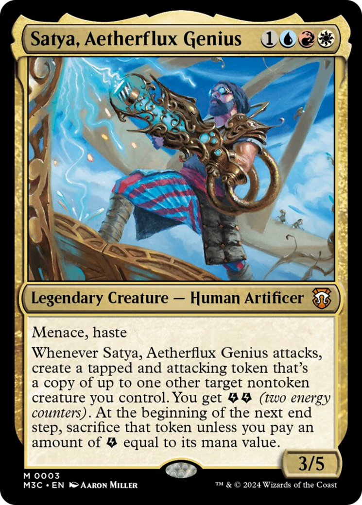 Satya, Aetherflux Genius [Modern Horizons 3 Commander] | Yard's Games Ltd