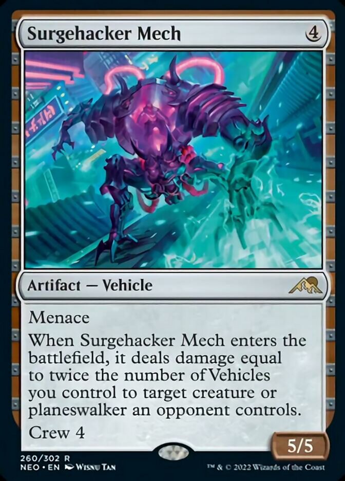 Surgehacker Mech [Kamigawa: Neon Dynasty] | Yard's Games Ltd