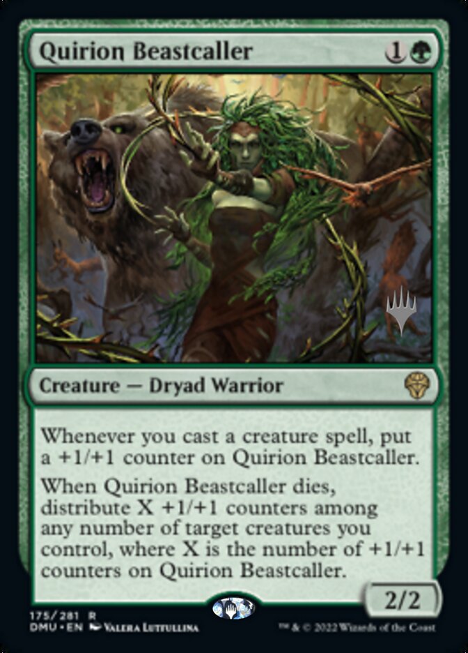 Quirion Beastcaller (Promo Pack) [Dominaria United Promos] | Yard's Games Ltd