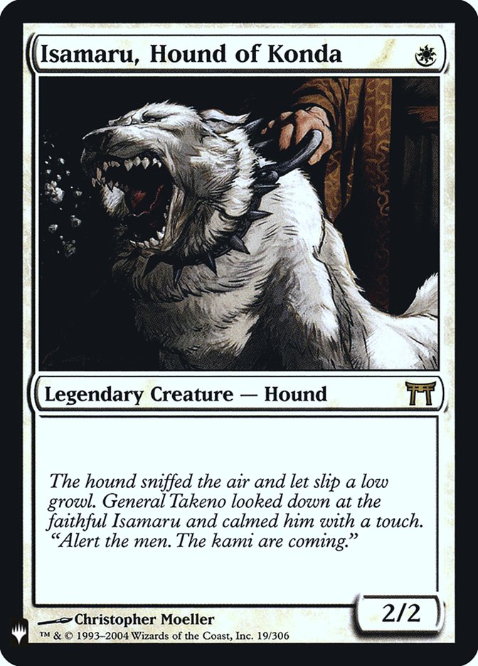 Isamaru, Hound of Konda [Mystery Booster] | Yard's Games Ltd