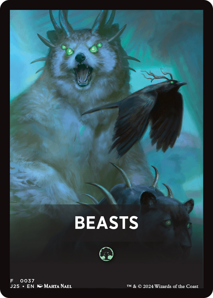 Beasts Theme Card [Foundations Jumpstart Front Cards] | Yard's Games Ltd