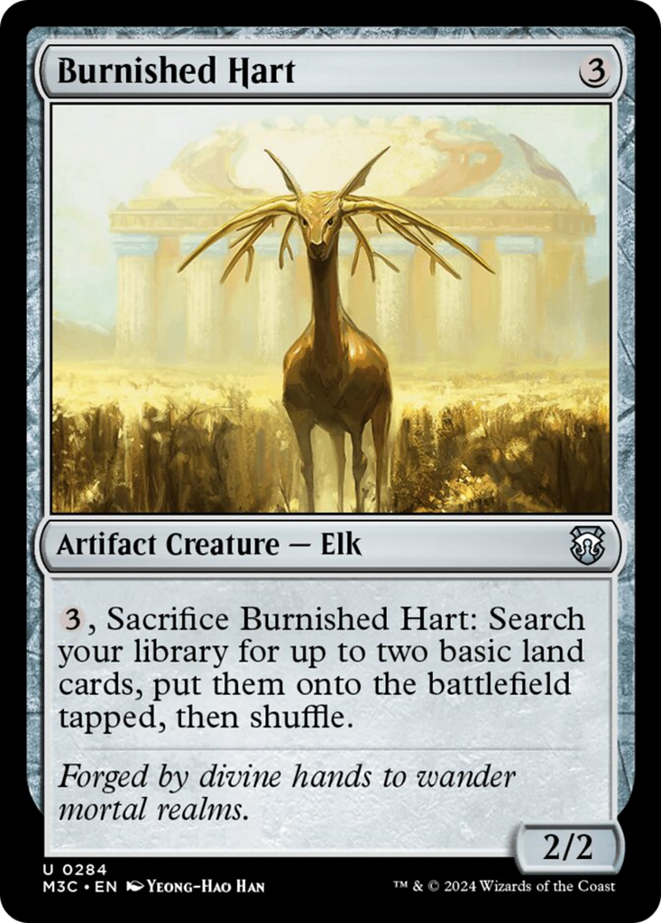 Burnished Hart (Ripple Foil) [Modern Horizons 3 Commander] | Yard's Games Ltd