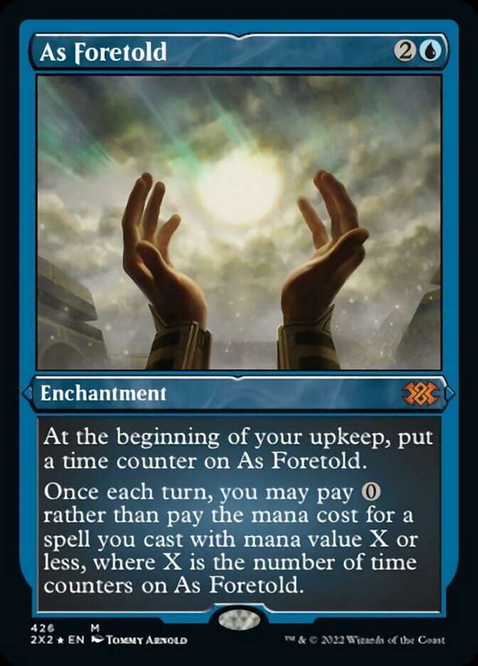 As Foretold (Foil Etched) [Double Masters 2022] | Yard's Games Ltd