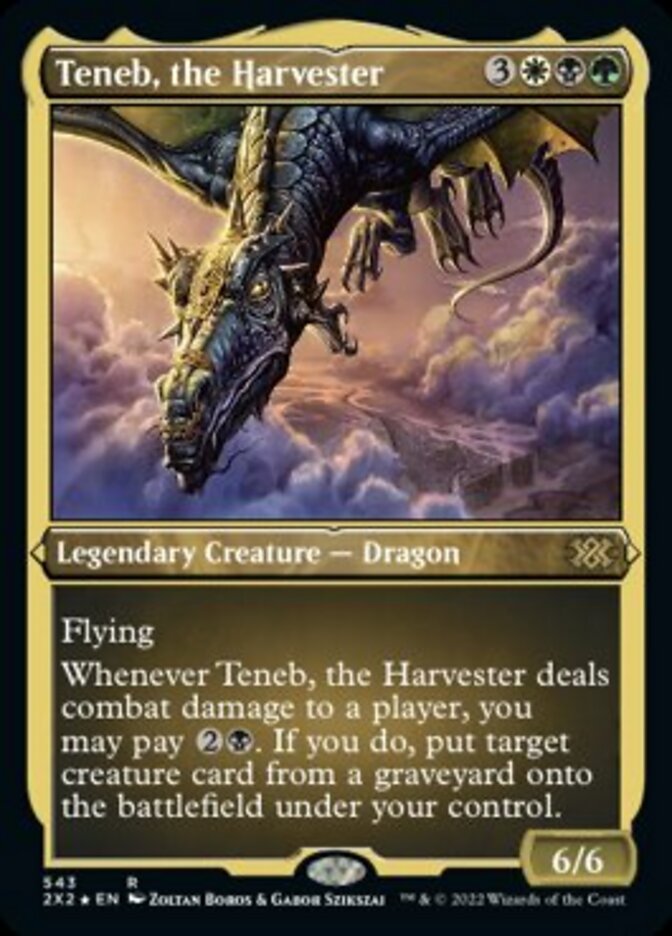 Teneb, the Harvester (Foil Etched) [Double Masters 2022] | Yard's Games Ltd