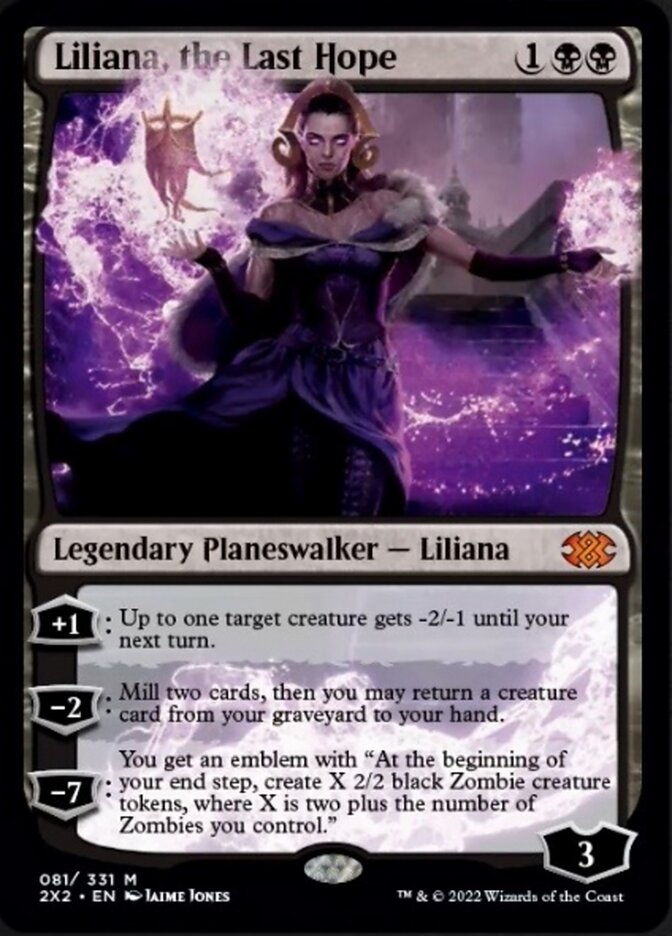 Liliana, the Last Hope [Double Masters 2022] | Yard's Games Ltd