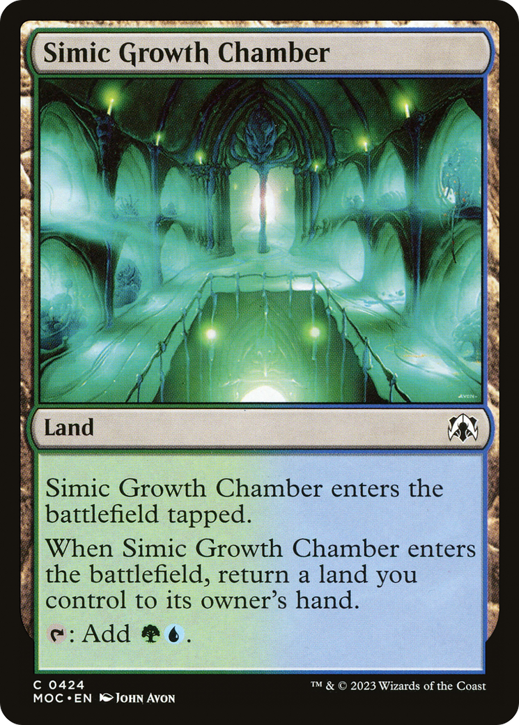 Simic Growth Chamber [March of the Machine Commander] | Yard's Games Ltd