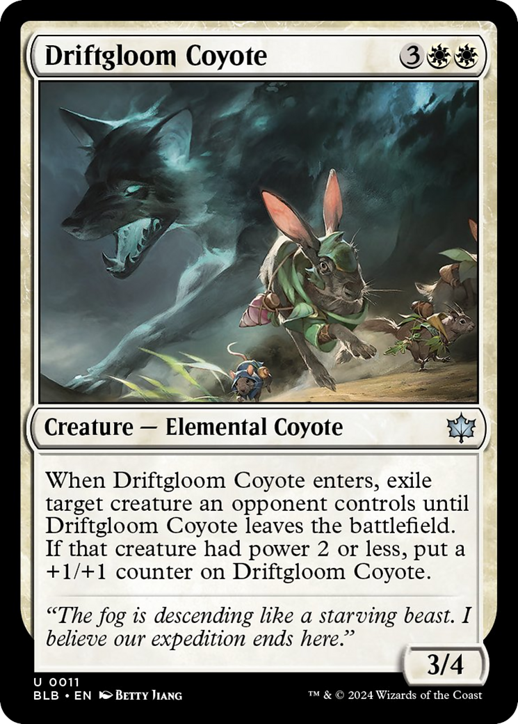 Driftgloom Coyote [Bloomburrow] | Yard's Games Ltd