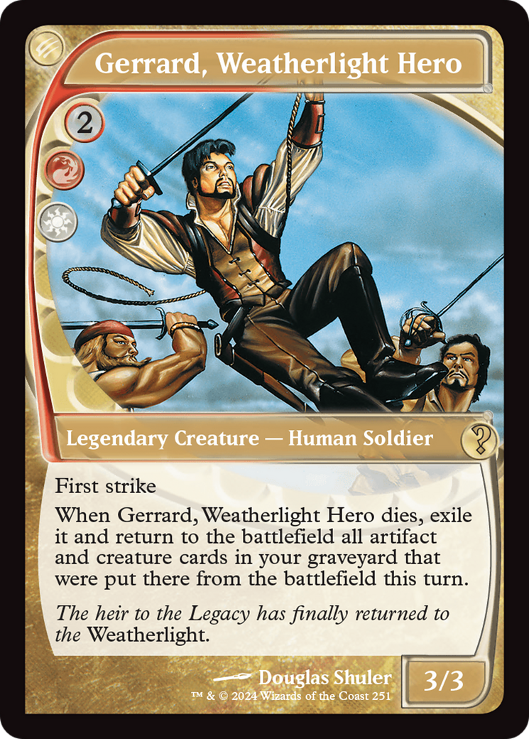 Gerrard, Weatherlight Hero (Future Sight) [Mystery Booster 2] | Yard's Games Ltd