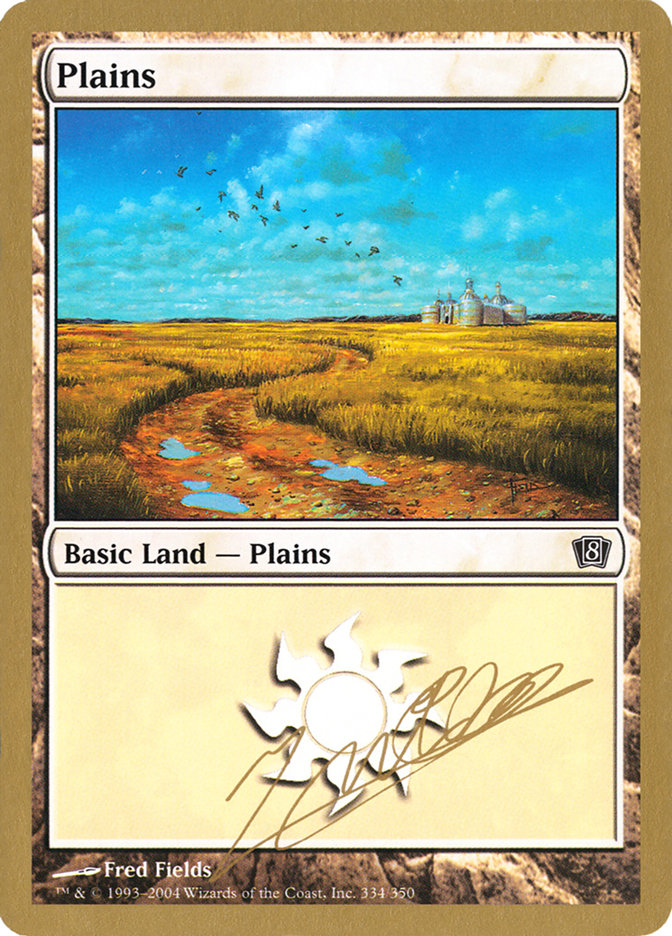 Plains (jn334) (Julien Nuijten) [World Championship Decks 2004] | Yard's Games Ltd