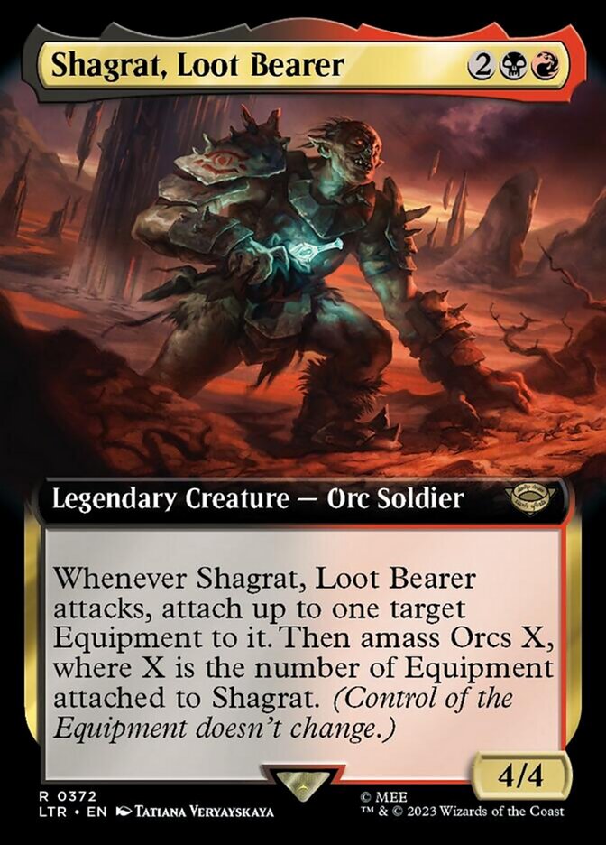 Shagrat, Loot Bearer (Extended Art) [The Lord of the Rings: Tales of Middle-Earth] | Yard's Games Ltd