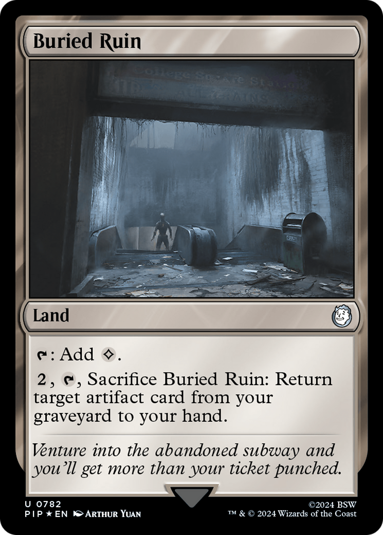 Buried Ruin (Surge Foil) [Fallout] | Yard's Games Ltd