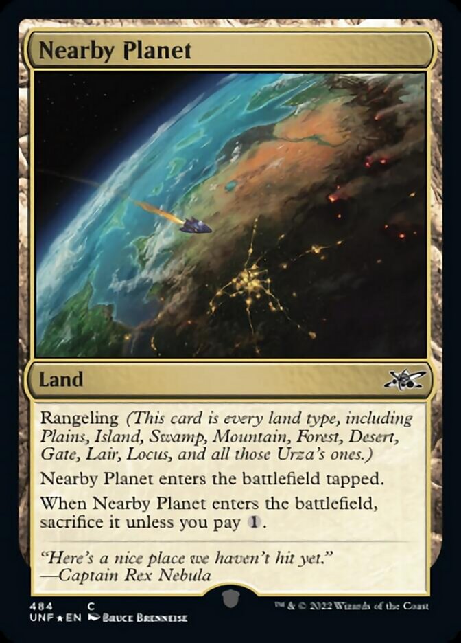 Nearby Planet (Galaxy Foil) [Unfinity] | Yard's Games Ltd